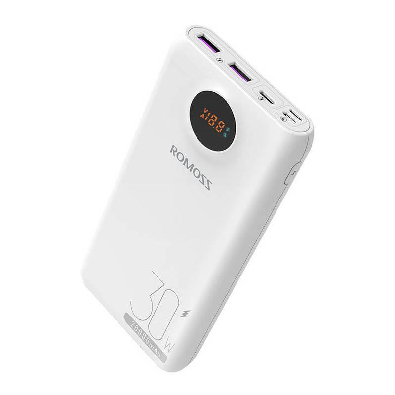 Powerbank Romoss SW20S Pro 20 000mAh 30W bílá