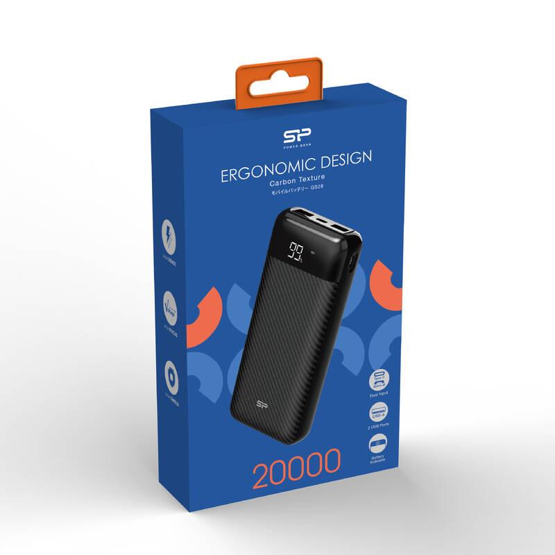 Powerbank Silicon Power GS28 20 000mAh černá