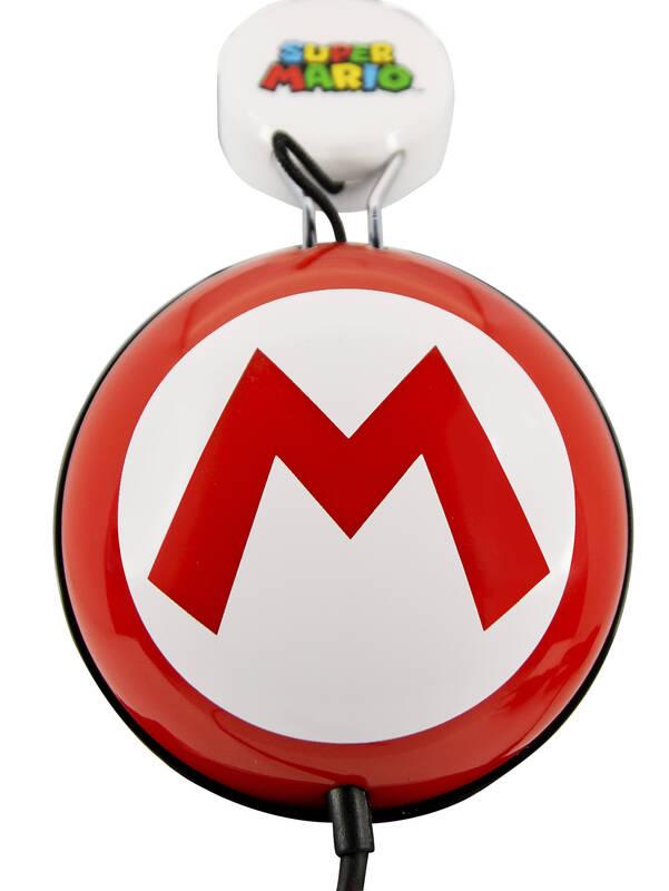 Sluchátka OTL Technologies Super Mario Icon Tween Dome červená