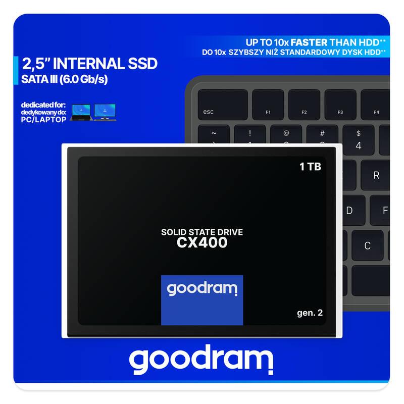 SSD Goodram CX400 1TB Gen.2 SATA III 2,5"