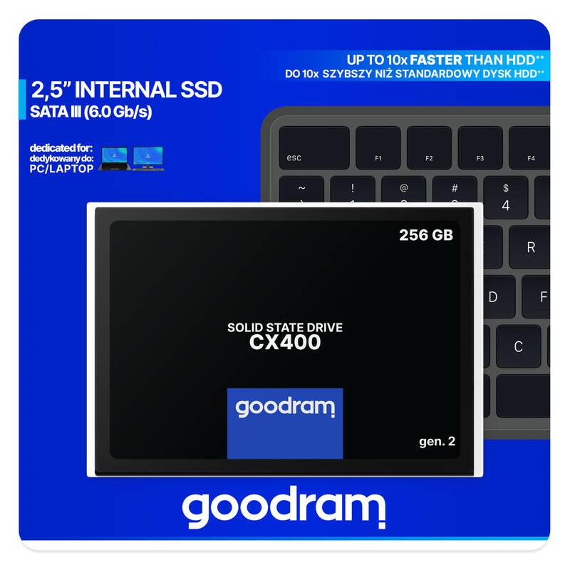 SSD Goodram CX400 256GB Gen.2 SATA III 2,5"