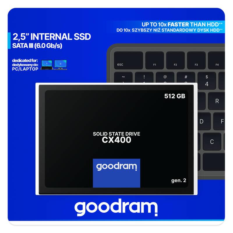 SSD Goodram CX400 512GB Gen.2 SATA III 2,5"
