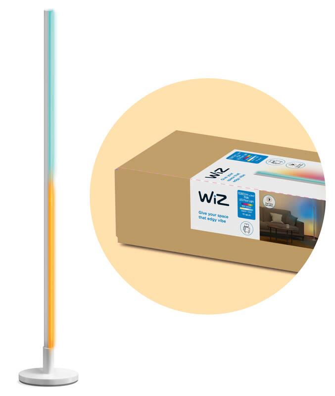 Stojací lampa WiZ Pole Floor Light, RGB bílá, Stojací, lampa, WiZ, Pole, Floor, Light, RGB, bílá