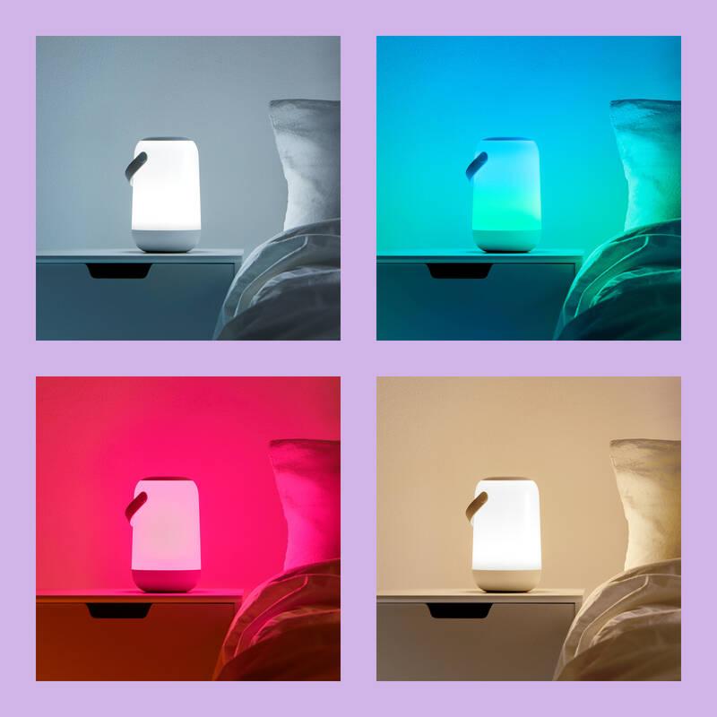 Stolní LED lampička WiZ Mobile Portable Light, RGB bílá