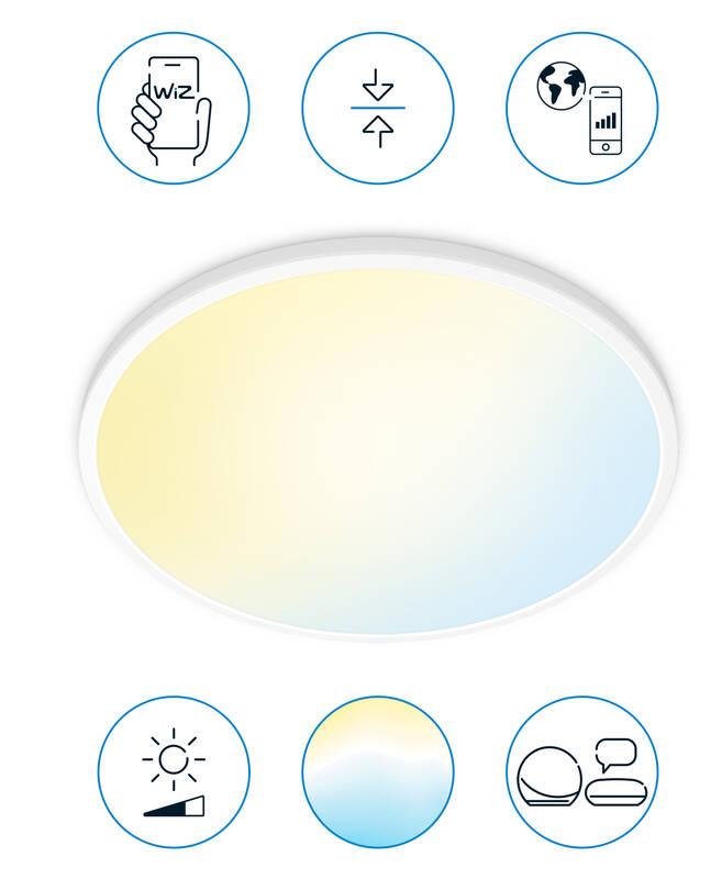 Stropní svítidlo WiZ SuperSlim Ceiling 22 W bílé