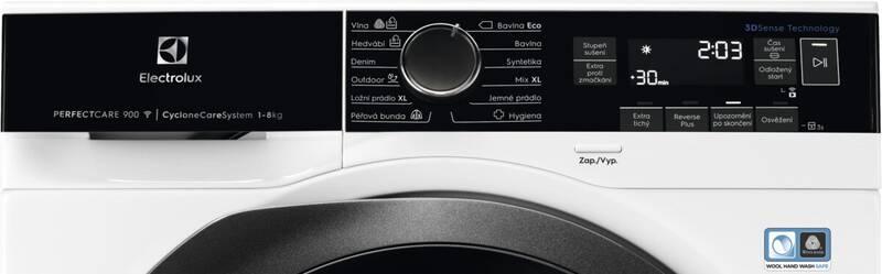 Sušička prádla Electrolux CycloneCare 3DSense 900 EW9H188SCC bílá