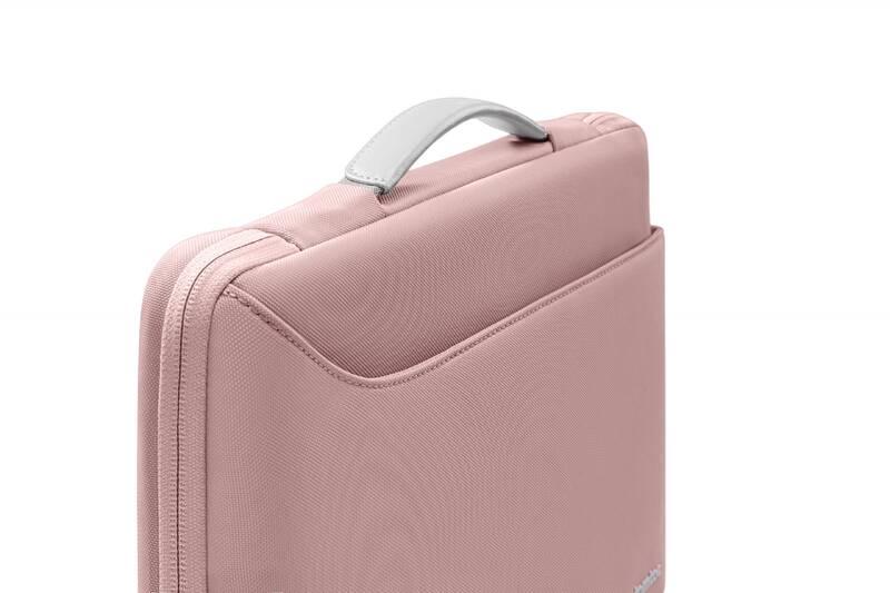 Brašna na notebook tomtoc Briefcase na 14" MacBook Pro růžová