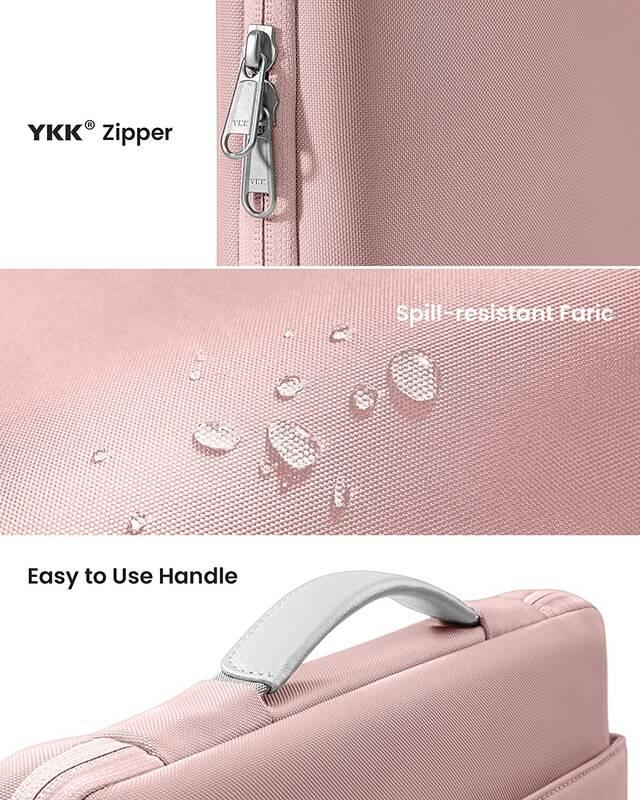 Brašna na notebook tomtoc Briefcase na 16" MacBook Pro růžová