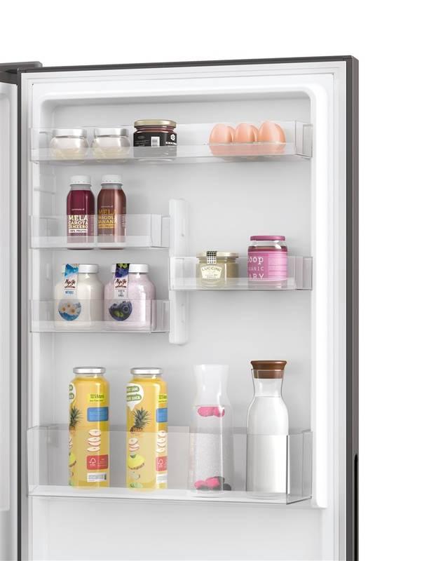 Chladnička s mrazničkou Hoover HOCE4T618EX nerez