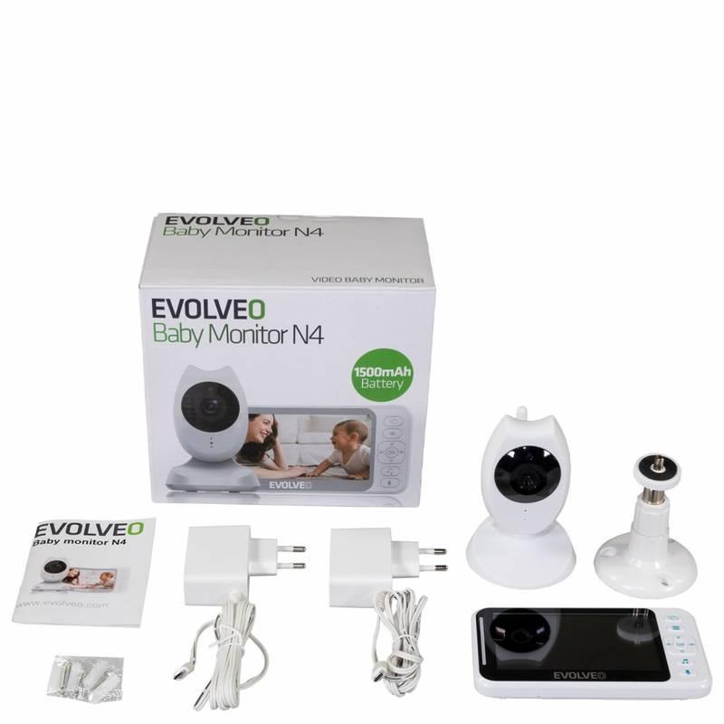 Dětská elektronická chůva Evolveo Baby Monitor N4, Dětská, elektronická, chůva, Evolveo, Baby, Monitor, N4