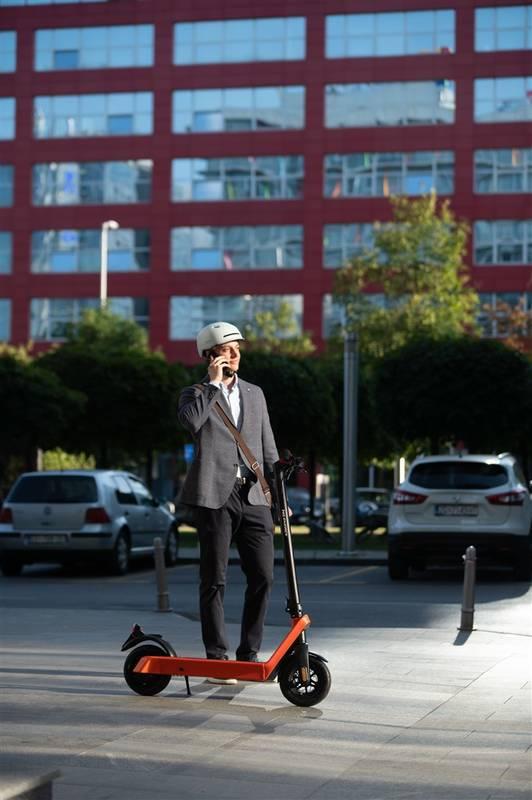 Elektrická koloběžka MS ENERGY E-21 oranžová