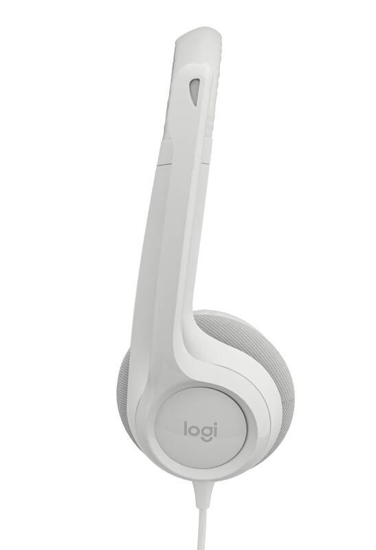 Headset Logitech H390 USB bílý