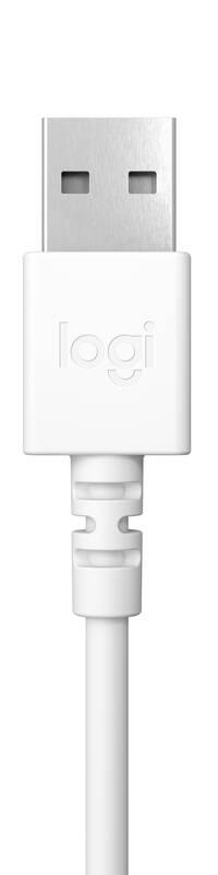Headset Logitech H390 USB bílý