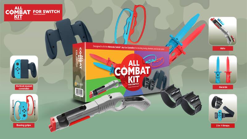 Herní set Excalibur Games Nintendo Switch All Combat Kit