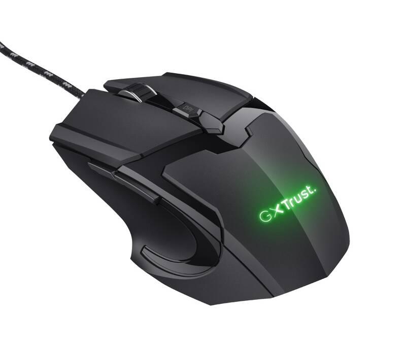 Herní set Trust GXT 785 RAVIUS headset myš černý