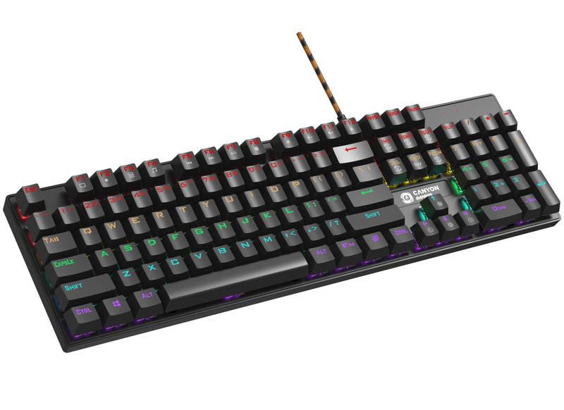 Klávesnice Canyon Deimos KB-4, CZ layout černá