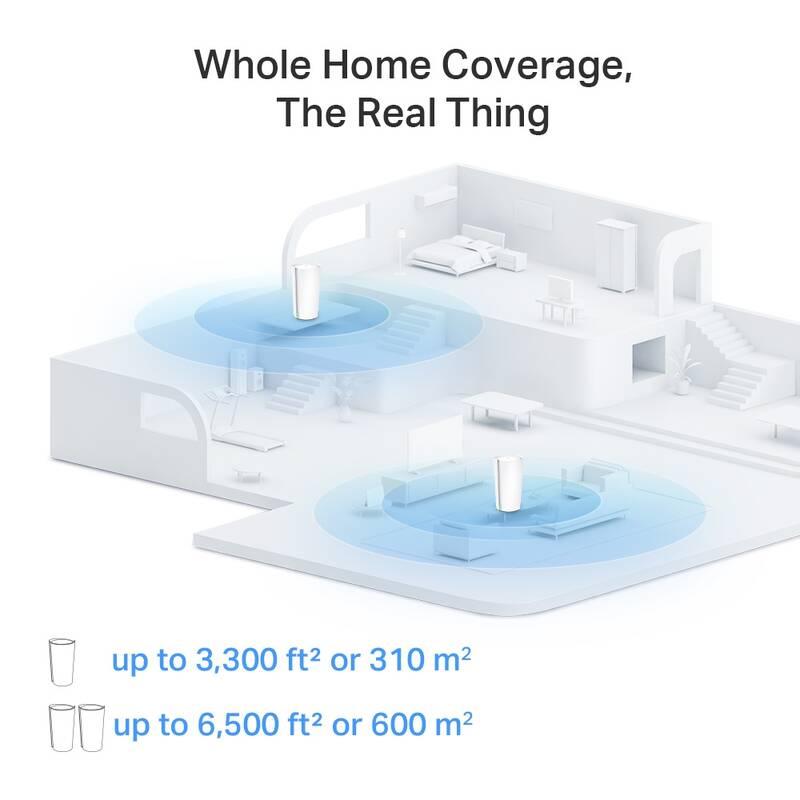 Komplexní Wi-Fi systém TP-Link Deco XE200 bílý, Komplexní, Wi-Fi, systém, TP-Link, Deco, XE200, bílý