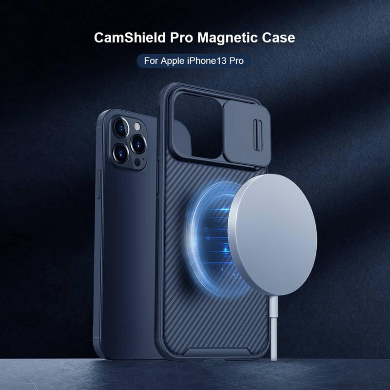 Kryt na mobil Nillkin CamShield PRO Magnetic na Apple iPhone 13 Pro černý