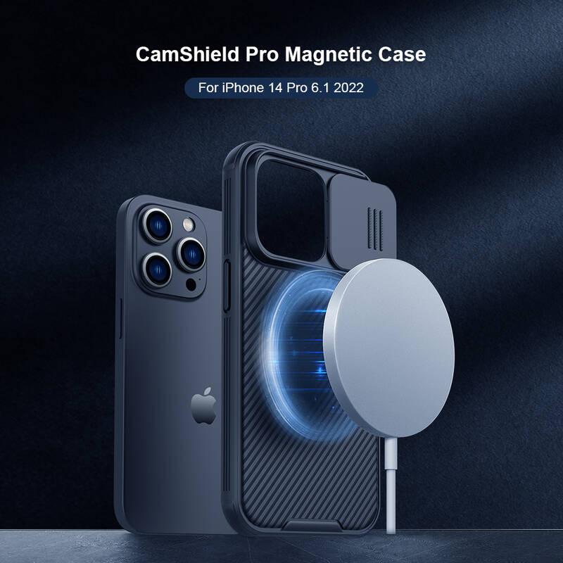 Kryt na mobil Nillkin CamShield PRO Magnetic na Apple iPhone 14 Pro černý