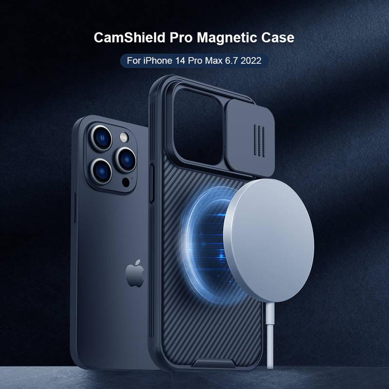 Kryt na mobil Nillkin CamShield PRO Magnetic na Apple iPhone 14 Pro Max černý