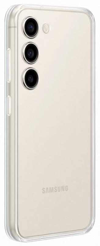 Kryt na mobil Samsung Frame na Galaxy S23 bílý