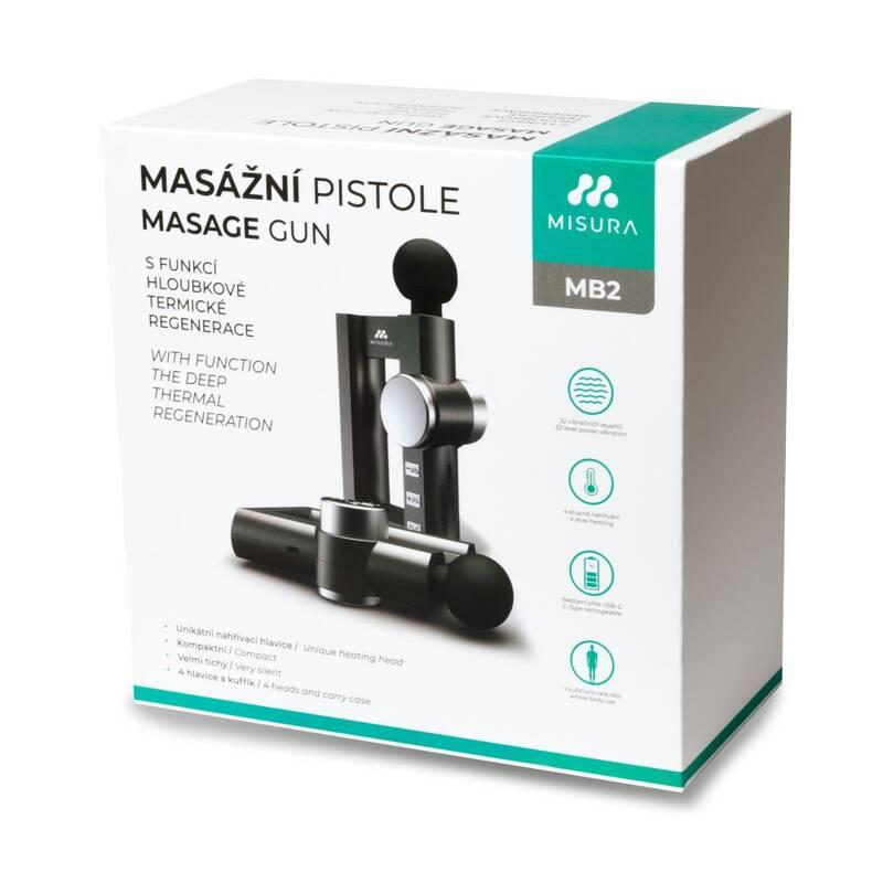 Masážní pistole MISURA MB2-GRAPHITE šedá