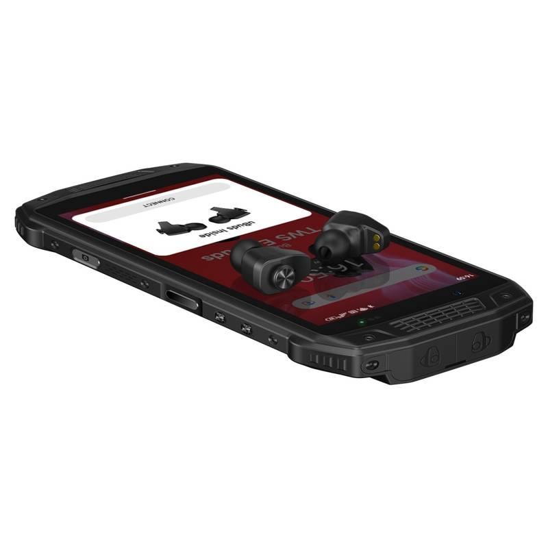 Mobilní telefon UleFone Armor 15 zabudovaná bezdrátová sluchátka černý