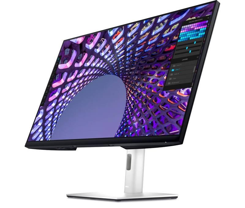 Monitor Dell P3223QE černý stříbrný