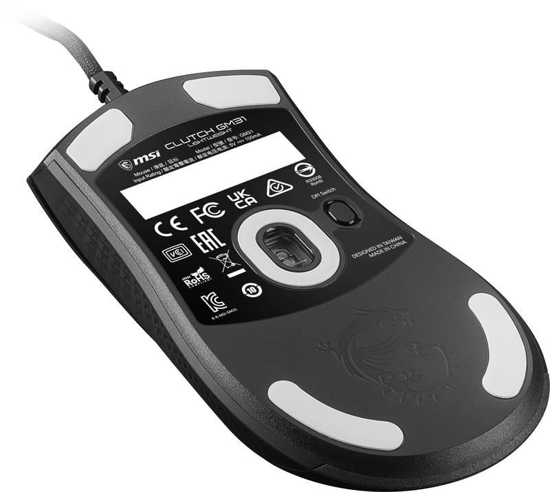 Myš MSI CLUTCH GM31 Lightweight černá
