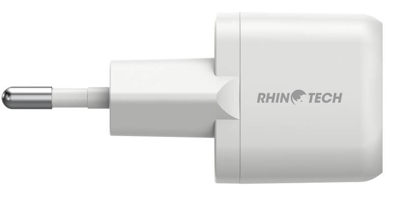 Nabíječka do sítě RhinoTech MINI 20W USB-C PD bílá