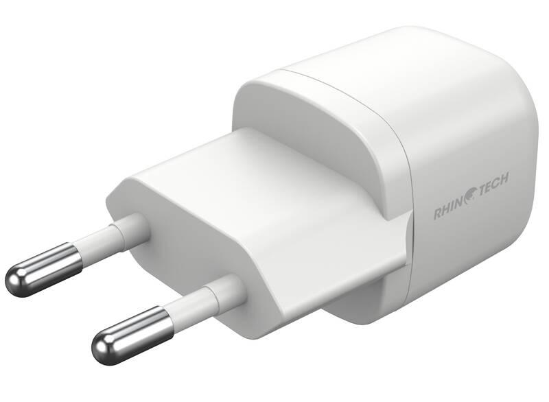 Nabíječka do sítě RhinoTech MINI 20W USB-C PD bílá
