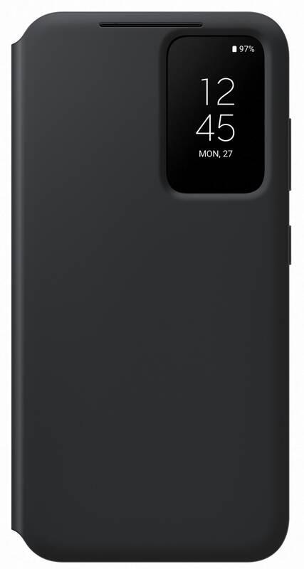 Pouzdro na mobil flipové Samsung Smart View na Galaxy S23 černé