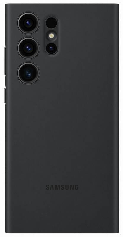 Pouzdro na mobil flipové Samsung Smart View na Galaxy S23 Ultra černé