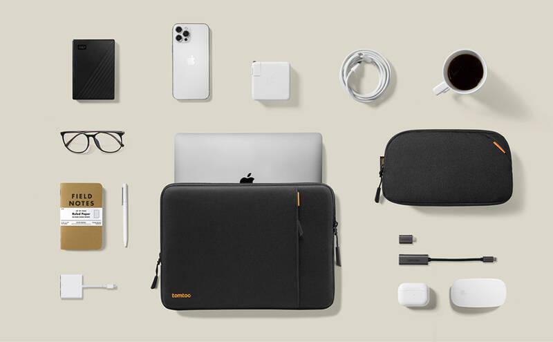 Pouzdro na notebook tomtoc Sleeve Kit na 14" MacBook Pro černé