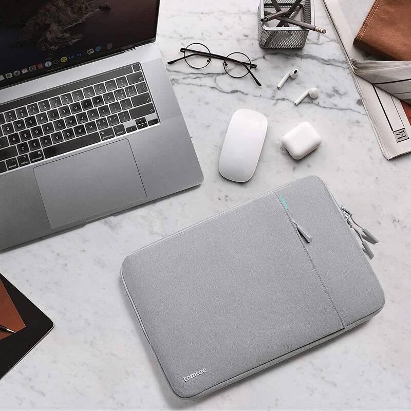 Pouzdro na notebook tomtoc Sleeve na 14" MacBook Pro šedé