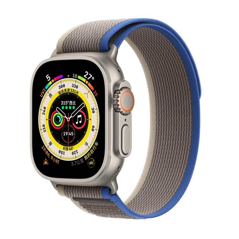 Řemínek COTECi W97 Ultra Wild Trail Band na Apple Watch 38 40 41mm šedý modrý