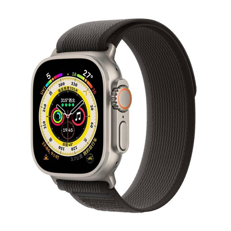 Řemínek COTECi W97 Ultra Wild Trail Band na Apple Watch 42 44 45 49mm černý šedý