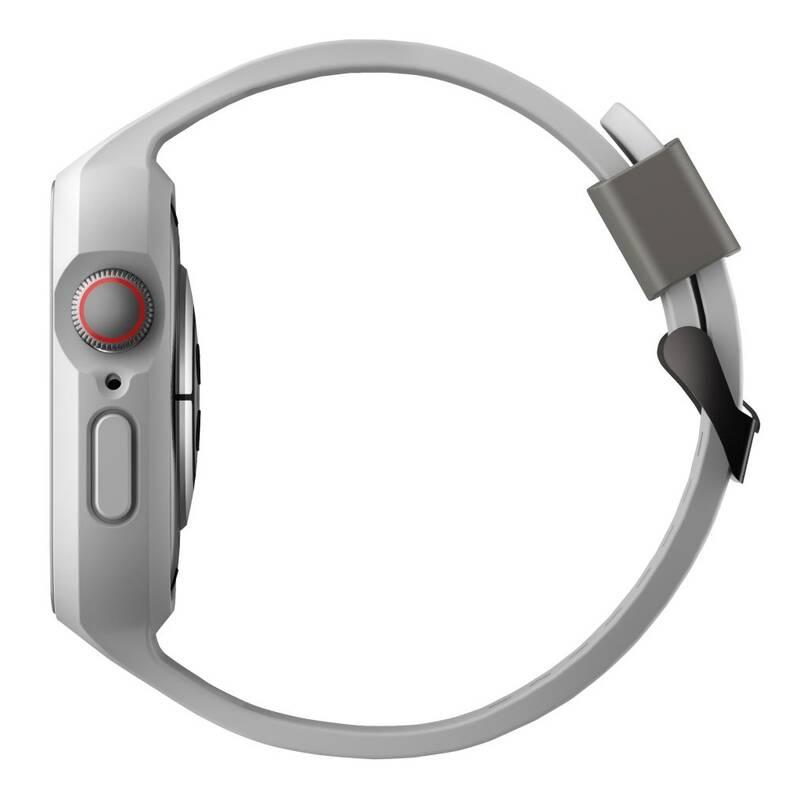 Řemínek Uniq Monos a ochranné pouzdro na Apple Watch 45 44mm šedý