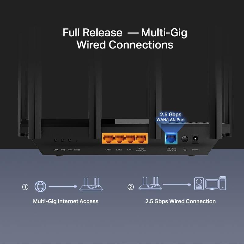 Router TP-Link Archer AX72 Pro černý, Router, TP-Link, Archer, AX72, Pro, černý