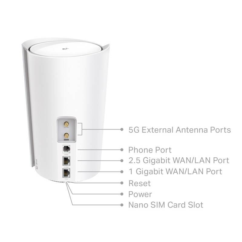 Router TP-Link Deco X80-5G bílý, Router, TP-Link, Deco, X80-5G, bílý