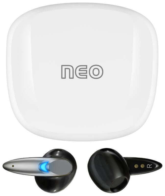 Sluchátka Connect IT NEO True Wireless stříbrná bílá