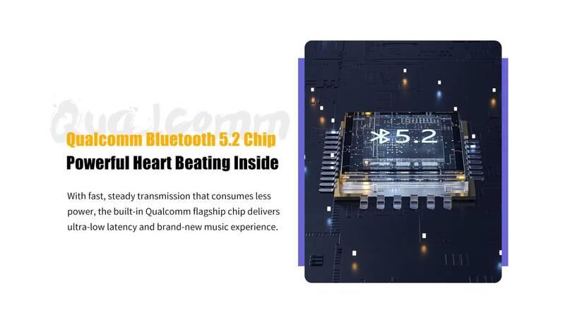 Sluchátka QCY T17S šedá