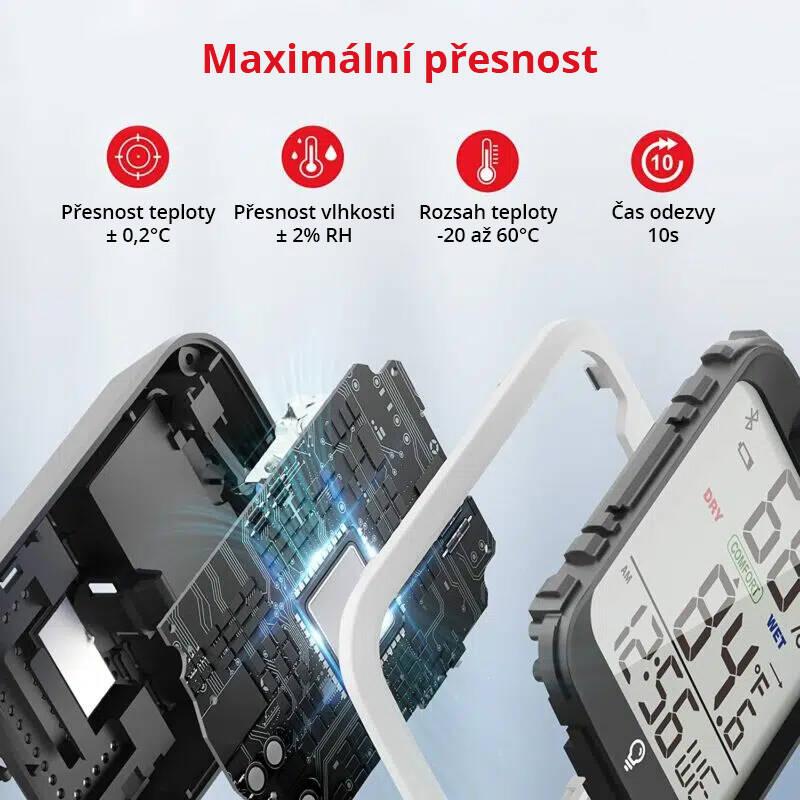 Teploměr ThermoPro TP358 BT bílý