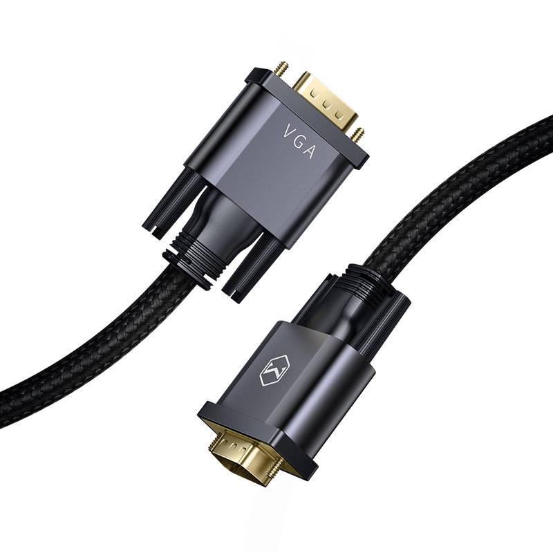 Kabel Mcdodo VGA VGA, 2m černý, Kabel, Mcdodo, VGA, VGA, 2m, černý