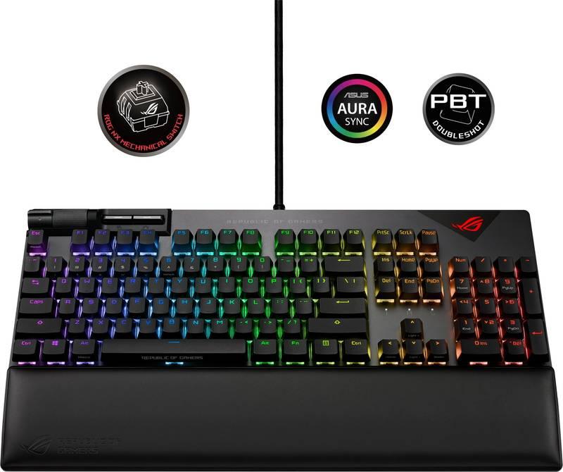 Klávesnice Asus ROG STRIX FLARE II - US černá