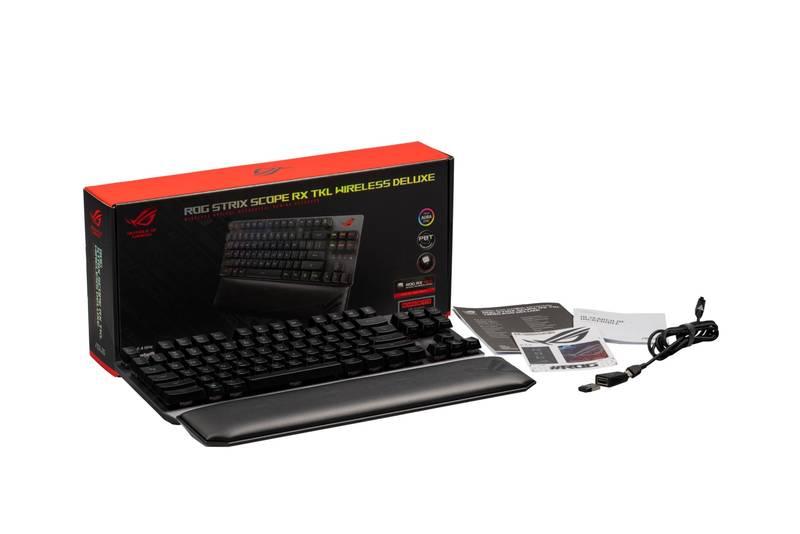 Klávesnice Asus ROG STRIX SCOPE RX TKL WIRELESS DELUXE - US černá
