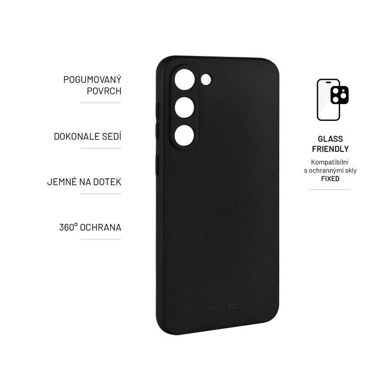 Kryt na mobil FIXED na Samsung Galaxy S23 černý