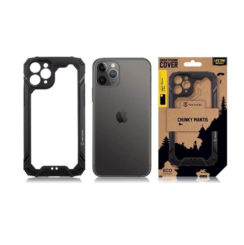 Kryt na mobil Tactical Chunky Mantis na Apple iPhone 11 Pro černý