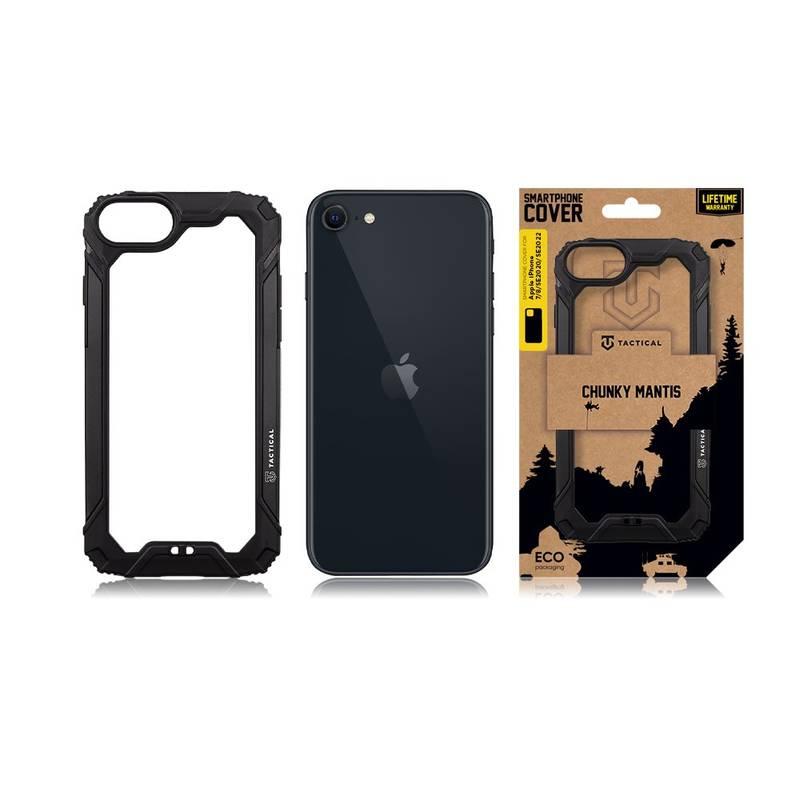 Kryt na mobil Tactical Chunky Mantis na Apple iPhone 6 7 8 SE2020 SE2022 černý
