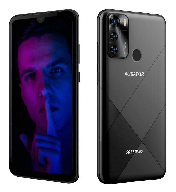Mobilní telefon Aligator S6550 Duo černý